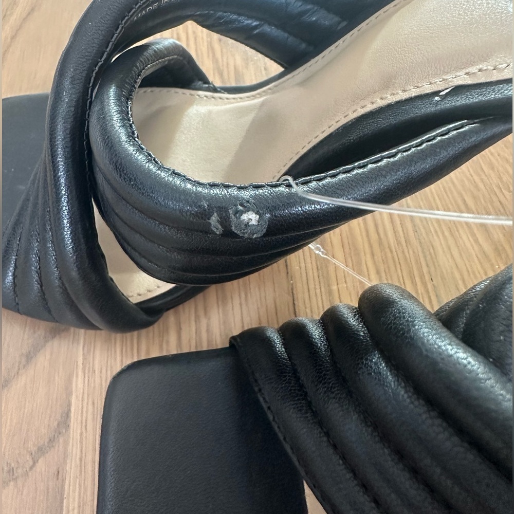 Vince Camuto Women's Sarendie Quilted Strap Sandal Slide size 6 - Picture 8 of 12